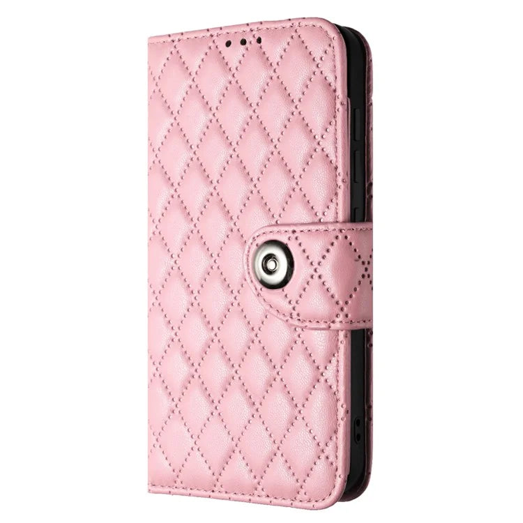 YB Imprinting Series-8 for Motorola Moto G14 4G Case Anti-Dorp Leather Phone Cover with 7 Card Slots