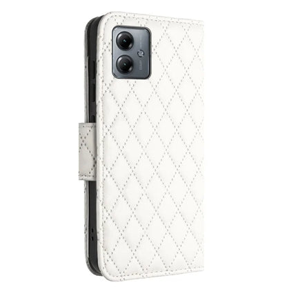 YB Imprinting Series-8 for Motorola Moto G14 4G Case Anti-Dorp Leather Phone Cover with 7 Card Slots