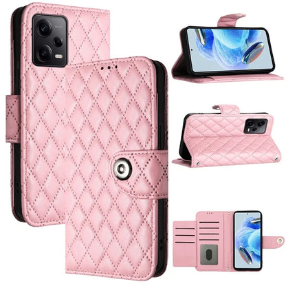 YB Imprinting Series-8 for Xiaomi Redmi Note 12 Pro+ 5G Magnetic Case 7 Card Slots Leather Phone Cover