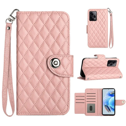 YB Imprinting Series-8 for Xiaomi Redmi Note 12 Pro+ 5G Magnetic Case 7 Card Slots Leather Phone Cover