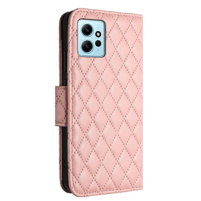YB Imprinting Series-8 for Xiaomi Redmi Note 12 4G Case Leather Phone Wallet Cover with Hand Strap