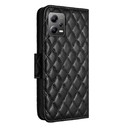YB Imprinting Series-8 for Xiaomi Redmi Note 12 5G (Global) / Poco X5 5G Wallet Case Leather Anti-drop Phone Cover