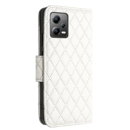 YB Imprinting Series-8 for Xiaomi Redmi Note 12 5G (Global) / Poco X5 5G Wallet Case Leather Anti-drop Phone Cover
