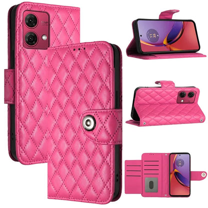 YB Imprinting Series-8 for Motorola Moto G84 5G Magnetic Phone Case Wallet Anti-scratch Cover with 7 Card Slots
