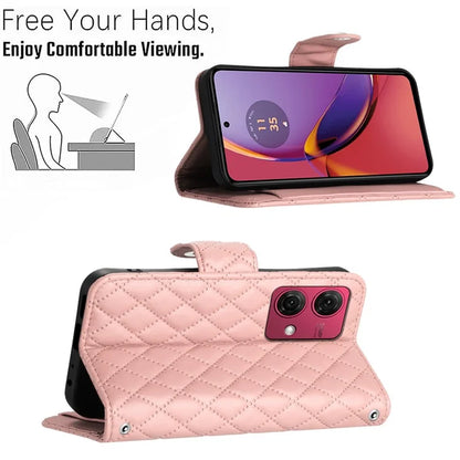 YB Imprinting Series-8 for Motorola Moto G84 5G Magnetic Phone Case Wallet Anti-scratch Cover with 7 Card Slots