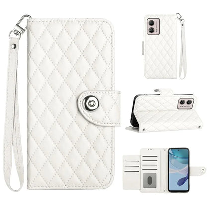 YB Imprinting Series-8 for Motorola Moto G53 5G / G23 4G / G13 4G Wallet Case Leather Phone Cover