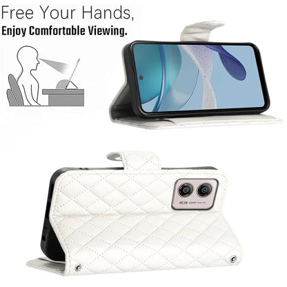 YB Imprinting Series-8 for Motorola Moto G53 5G / G23 4G / G13 4G Wallet Case Leather Phone Cover