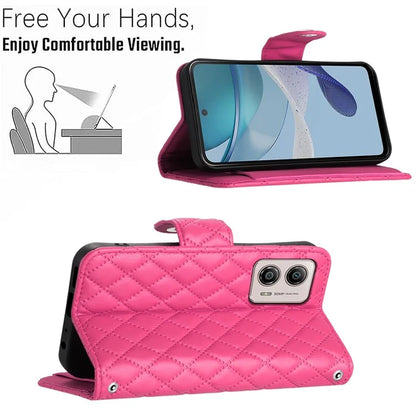 YB Imprinting Series-8 for Motorola Moto G53 5G / G23 4G / G13 4G Wallet Case Leather Phone Cover