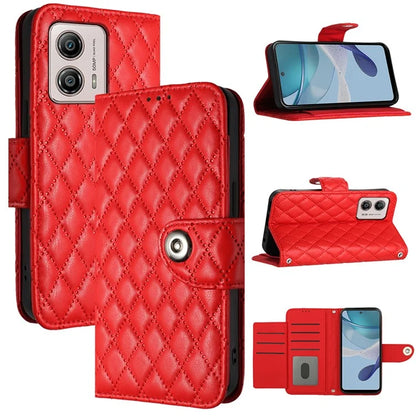 YB Imprinting Series-8 for Motorola Moto G53 5G / G23 4G / G13 4G Wallet Case Leather Phone Cover