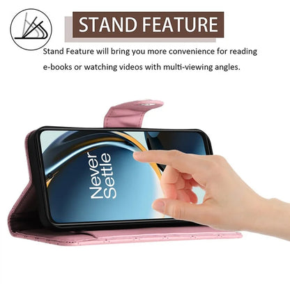 YB Imprinting Series-8 for OnePlus Nord CE 3 Lite 5G / Nord N30 5G / Oppo K11x 5G Leather Case Wallet Cover
