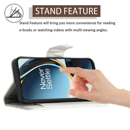 YB Imprinting Series-8 for OnePlus Nord CE 3 Lite 5G / Nord N30 5G / Oppo K11x 5G Leather Case Wallet Cover