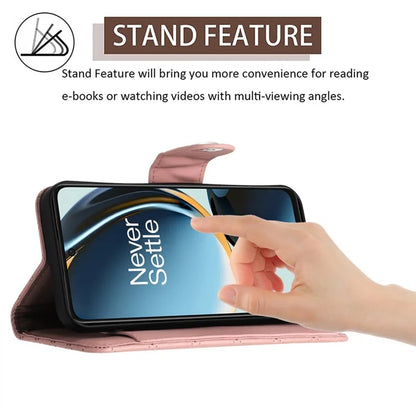 YB Imprinting Series-8 for OnePlus Nord CE 3 Lite 5G / Nord N30 5G / Oppo K11x 5G Leather Case Wallet Cover