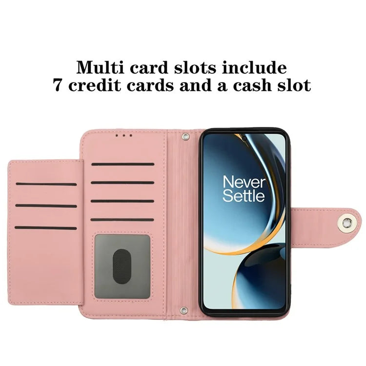 YB Imprinting Series-8 for OnePlus Nord CE 3 Lite 5G / Nord N30 5G / Oppo K11x 5G Leather Case Wallet Cover
