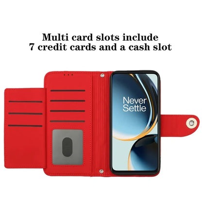 YB Imprinting Series-8 for OnePlus Nord CE 3 Lite 5G / Nord N30 5G / Oppo K11x 5G Leather Case Wallet Cover