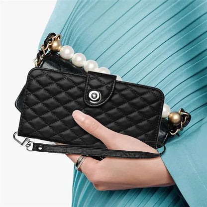 YB Imprinting Series-8 for Motorola Moto G54 5G Case PU Leather Wallet Stand Cover with 7 Card Slots