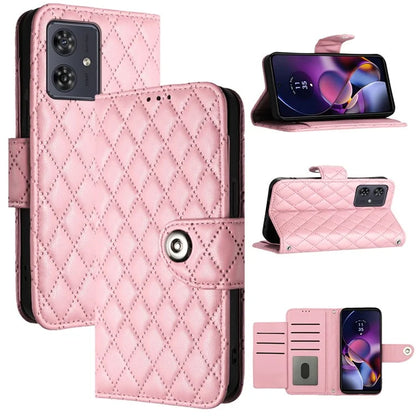 YB Imprinting Series-8 for Motorola Moto G54 5G Case PU Leather Wallet Stand Cover with 7 Card Slots