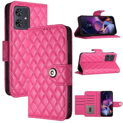 YB Imprinting Series-8 for Motorola Moto G54 5G Case PU Leather Wallet Stand Cover with 7 Card Slots