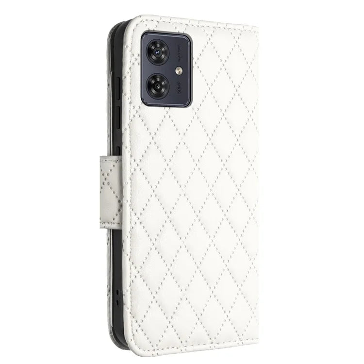 YB Imprinting Series-8 for Motorola Moto G54 5G Case PU Leather Wallet Stand Cover with 7 Card Slots