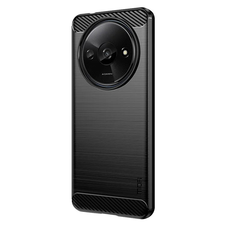 MOFI JK TPU Series-1 For Xiaomi Redmi A3 Protective Case TPU Phone Cover Carbon Fiber Texture