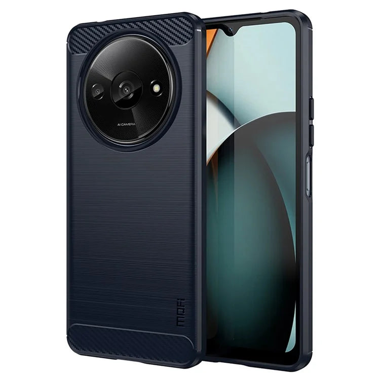 MOFI JK TPU Series-1 For Xiaomi Redmi A3 Protective Case TPU Phone Cover Carbon Fiber Texture