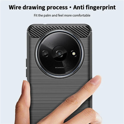 MOFI JK TPU Series-1 For Xiaomi Redmi A3 Protective Case TPU Phone Cover Carbon Fiber Texture