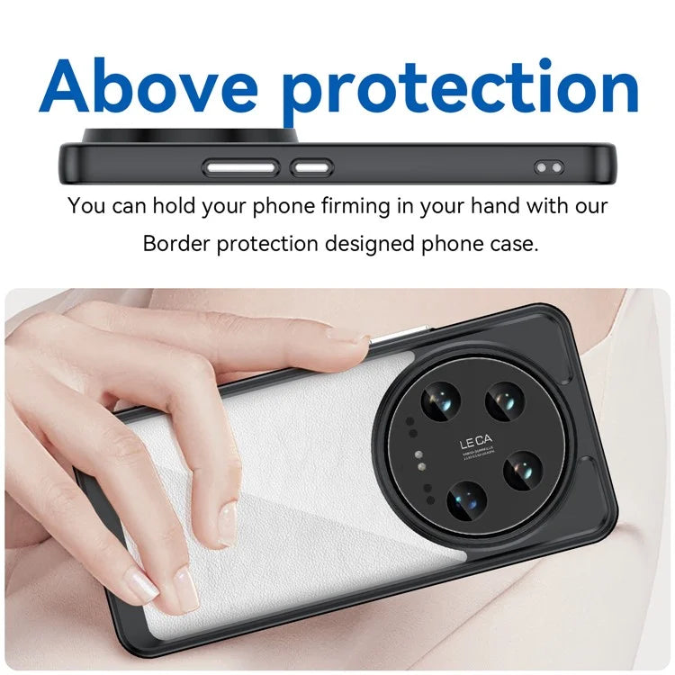 For Xiaomi 14 Ultra Case Drop-resistant TPU+Acrylic Phone Protective Cover
