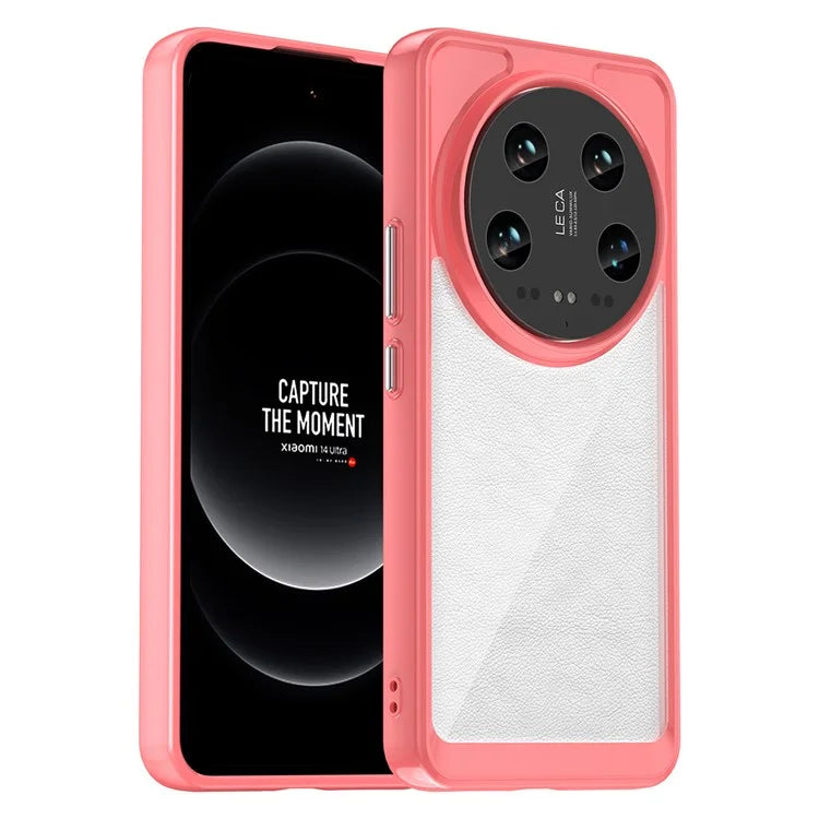 For Xiaomi 14 Ultra Case Drop-resistant TPU+Acrylic Phone Protective Cover