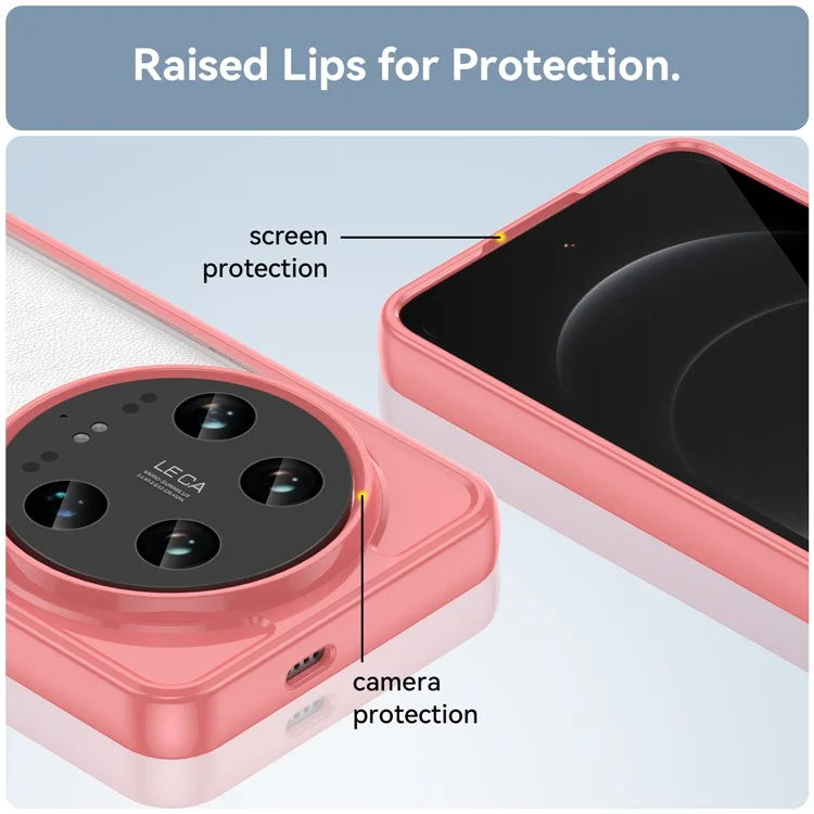 For Xiaomi 14 Ultra Case Drop-resistant TPU+Acrylic Phone Protective Cover
