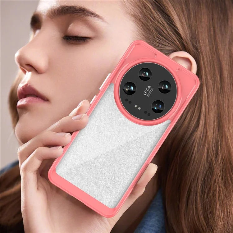 For Xiaomi 14 Ultra Case Drop-resistant TPU+Acrylic Phone Protective Cover