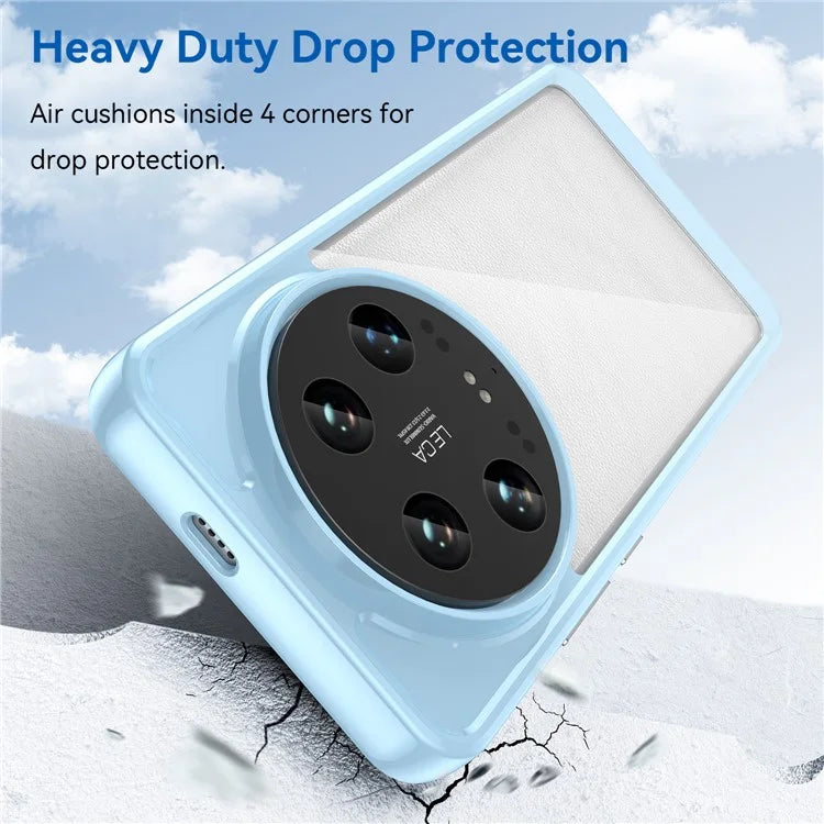 For Xiaomi 14 Ultra Case Drop-resistant TPU+Acrylic Phone Protective Cover