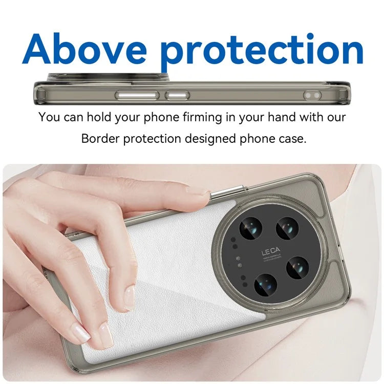 For Xiaomi 14 Ultra Case Drop-resistant TPU+Acrylic Phone Protective Cover