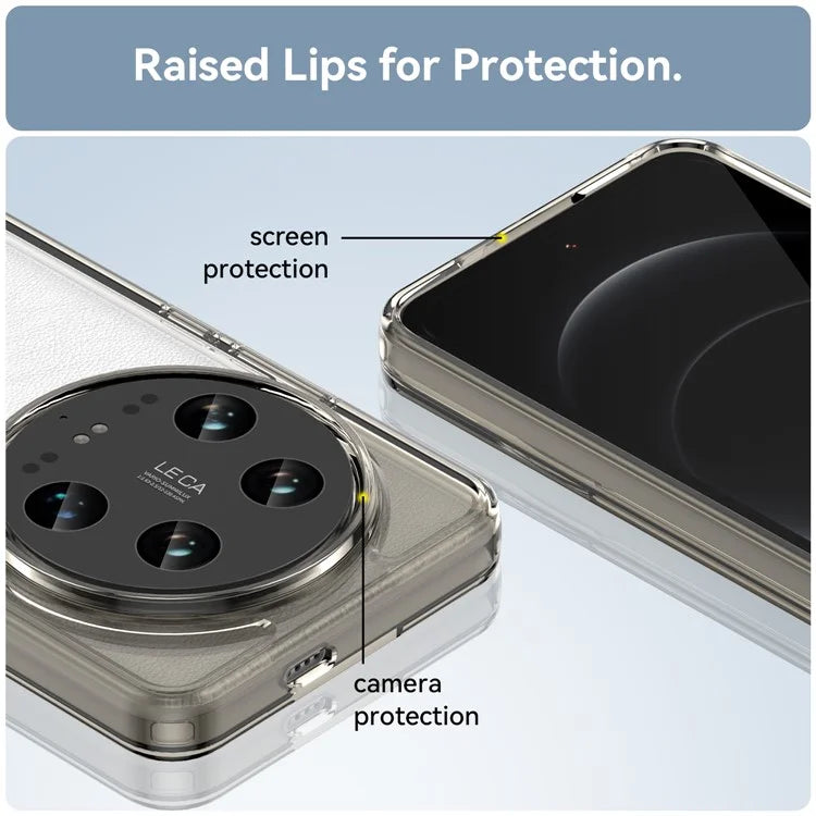 For Xiaomi 14 Ultra Case Drop-resistant TPU+Acrylic Phone Protective Cover