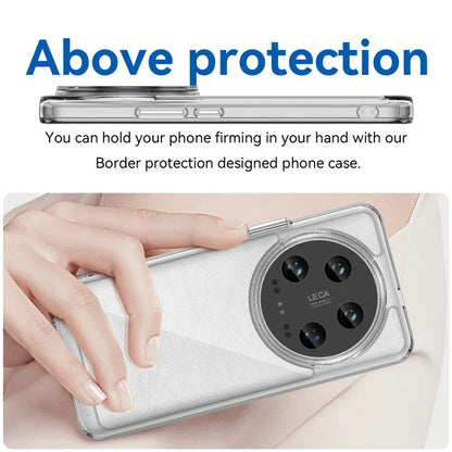 For Xiaomi 14 Ultra Case Drop-resistant TPU+Acrylic Phone Protective Cover