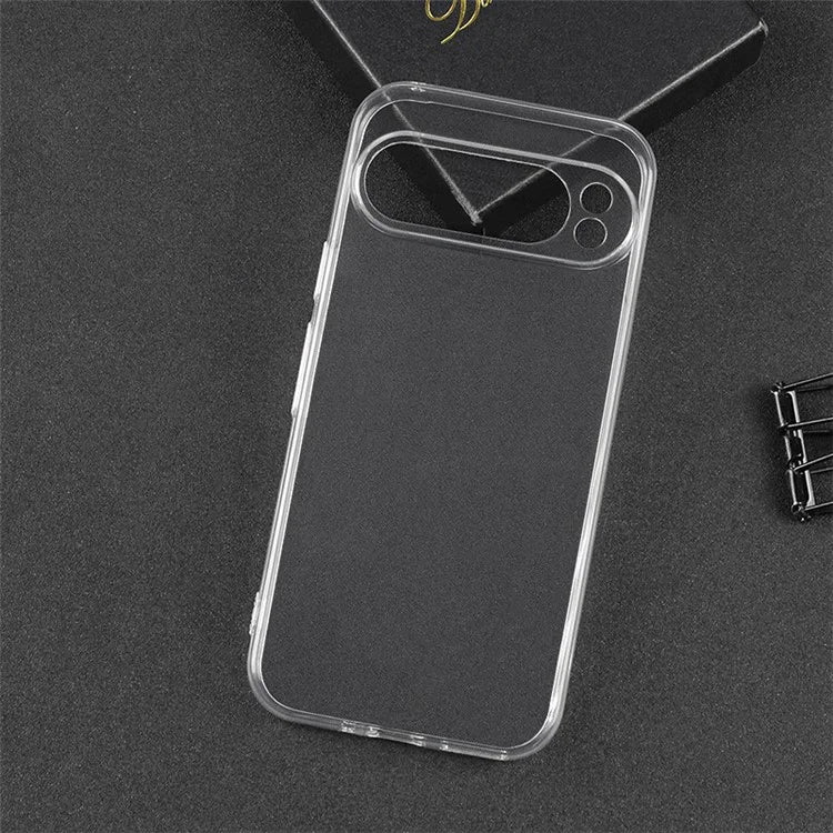 For Google Pixel 9 Transparent Case TPU Flexible Back Phone Cover