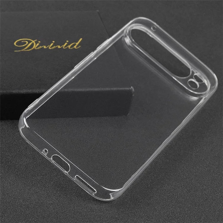 For Google Pixel 9 Transparent Case TPU Flexible Back Phone Cover