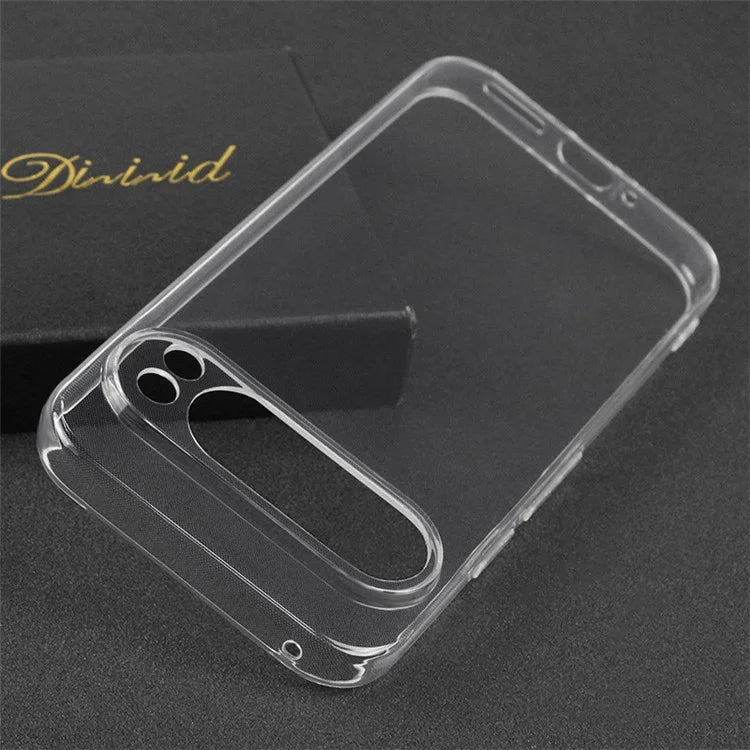 For Google Pixel 9 Transparent Case TPU Flexible Back Phone Cover