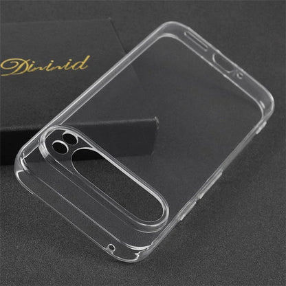 For Google Pixel 9 Transparent Case TPU Flexible Back Phone Cover