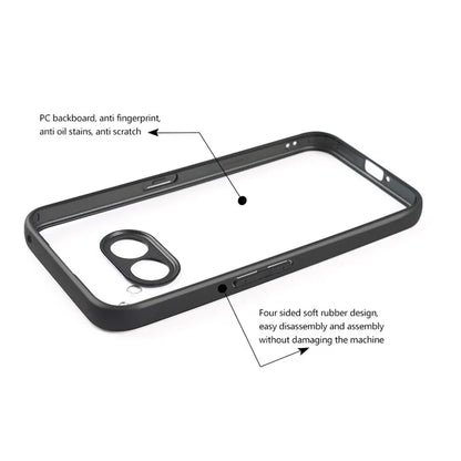 For Nothing Phone (2a) Case Shock Absorbing TPU + PC Clear Phone Cover