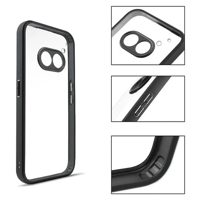 For Nothing Phone (2a) Case Shock Absorbing TPU + PC Clear Phone Cover