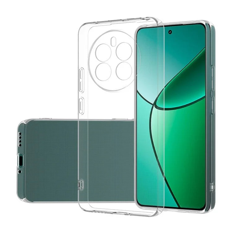 For Realme 12+ Cell Phone Cases Clear TPU Flexible Cover
