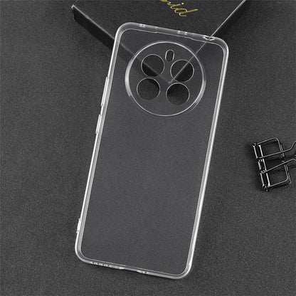 For Realme 12+ Cell Phone Cases Clear TPU Flexible Cover