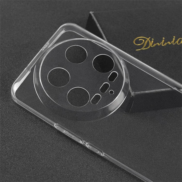 For Xiaomi 14 Ultra Case Clear Slim-Fit TPU Drop Protection Phone Protective Cover