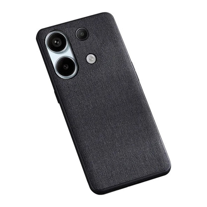 For Xiaomi Redmi Note 13 4G Case Cloth Texture Hard PC Protective Phone Cover