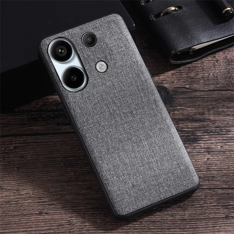 For Xiaomi Redmi Note 13 4G Case Cloth Texture Hard PC Protective Phone Cover