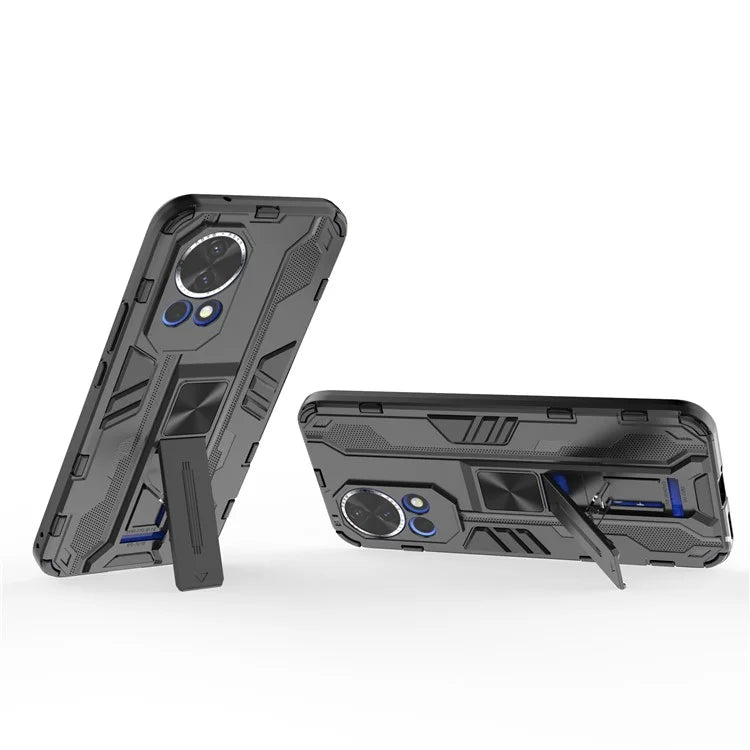 For Huawei nova 12 5G Case PC + TPU Scratch-proof Phone Cover with Foldable Kickstand