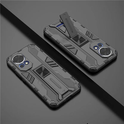 For Huawei nova 12 5G Case PC + TPU Scratch-proof Phone Cover with Foldable Kickstand