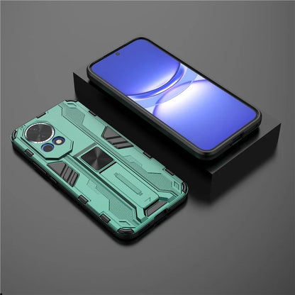 For Huawei nova 12 5G Case PC + TPU Scratch-proof Phone Cover with Foldable Kickstand