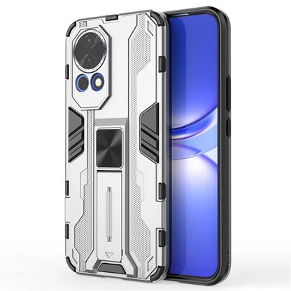 For Huawei nova 12 5G Case PC + TPU Scratch-proof Phone Cover with Foldable Kickstand
