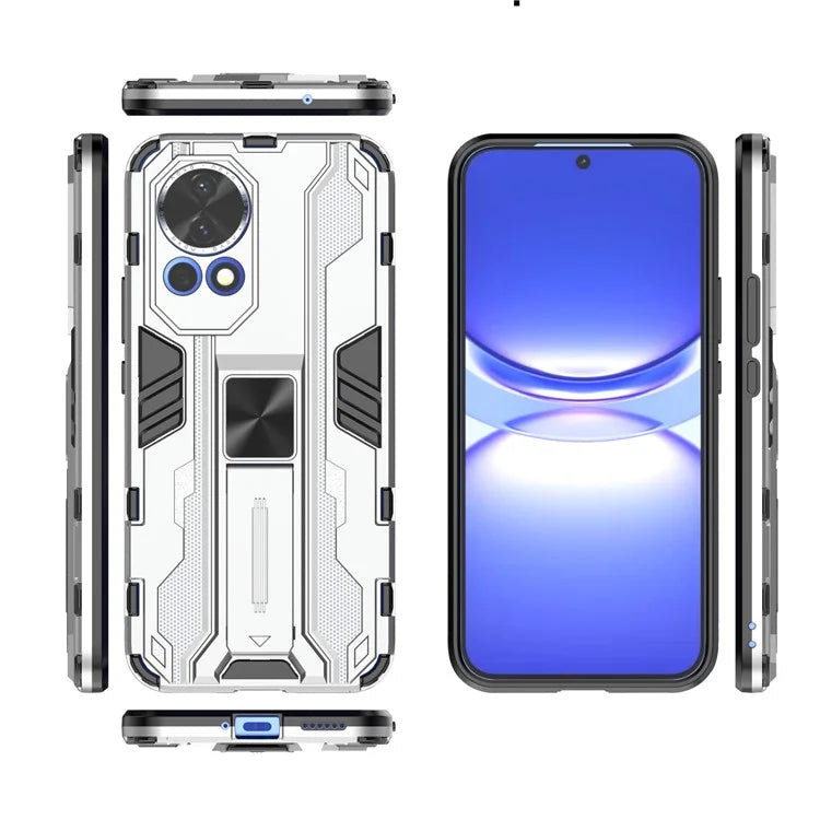For Huawei nova 12 5G Case PC + TPU Scratch-proof Phone Cover with Foldable Kickstand