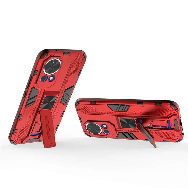 For Huawei nova 12 5G Case PC + TPU Scratch-proof Phone Cover with Foldable Kickstand